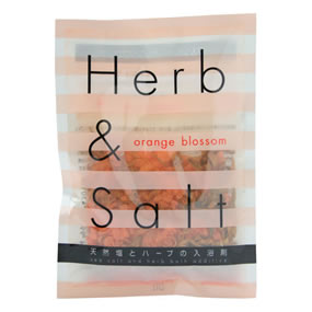 Herb & Salt 天然塩とハーブの入浴剤 オレンジブロッサム