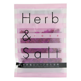 Herb & Salt 天然塩とハーブの入浴剤 ローズ