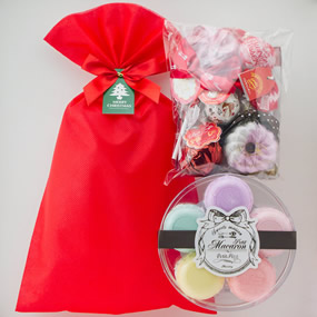 入浴剤プチギフト 1000円 不織袋ラッピング付 スイーツバスギフト