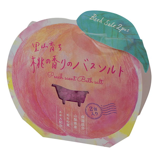 里山育ち 桃の香りのバスソルト （2包入）